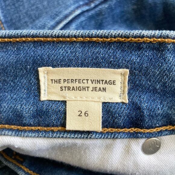 Madewell The Perfect Vintage Straight Jean Size 26 in Mayfield Wash - Picture 9 of 14